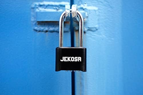 Jekosa® jke/50 [WeatherPoof] מנעול שילוב כבד חיצוני - נעילה עם קוד 4 ספרות [ללא מפתח] - אידיאלי לשער, סככה, גדר
